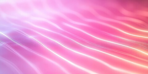 Fototapeta premium Neon wireframe 3D grid pattern, sci-fi technology background with deep perspective and futuristic design elements.