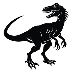 tyrannosaurus rex dinosaur vector illustration