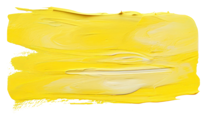 PNG Flat pale yellow paint brushstroke backgrounds white background splattered.