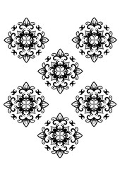 Obraz premium cutom frame background and pattern