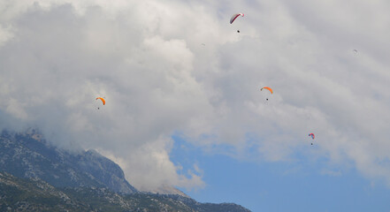 A view from Oludeniz in Fethiye, Turkey.