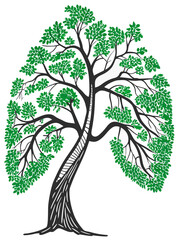 Ecological Breathing: Harmony between Man and Nature through the Symbolism of the Lungs
