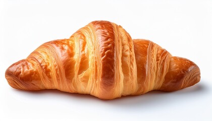 Fresh Croissant Isolated on a White Background