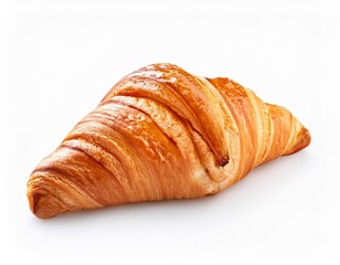 Fresh Croissant Isolated on a White Background