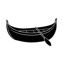 Professional Canoe Silhouette Vector Collection