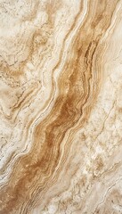 Obraz premium Abstract image reveals intricate patterns in brown and beige marble
