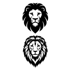 lion head vector