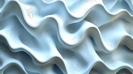 Obraz premium Abstract wavy light blue texture background