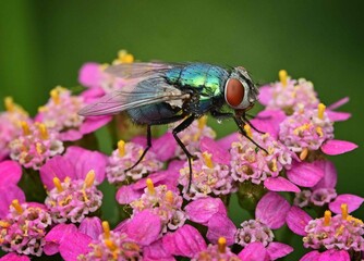 fly on blossom
