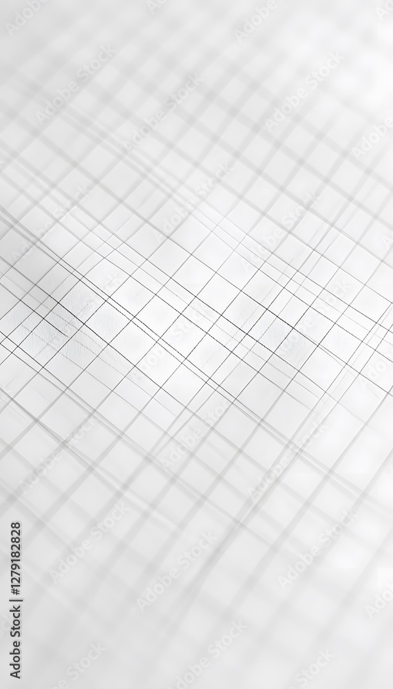 Poster subtle grid pattern on a slightly blurred sheet of paper