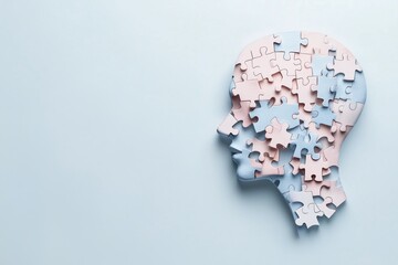 Das menschliche Denken als Puzzle – Symbol für Geist und Psyche

