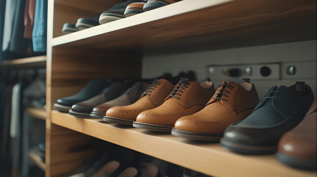 closet elegante armario para calzado y zapatos de hombre elegantes y limpios dise&ntilde;o minimalista y organizacion el hogar