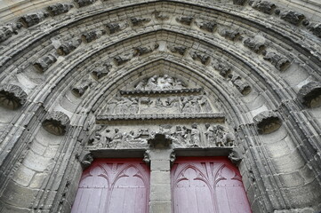 Arche porte cathédrale Meaux France