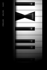 Bowtie Piano Key look like a Suit concept.