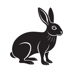 Celtic Irish hare silhouette the folklore wildlife illustration