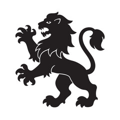 Belgian lion silhouette for national pride