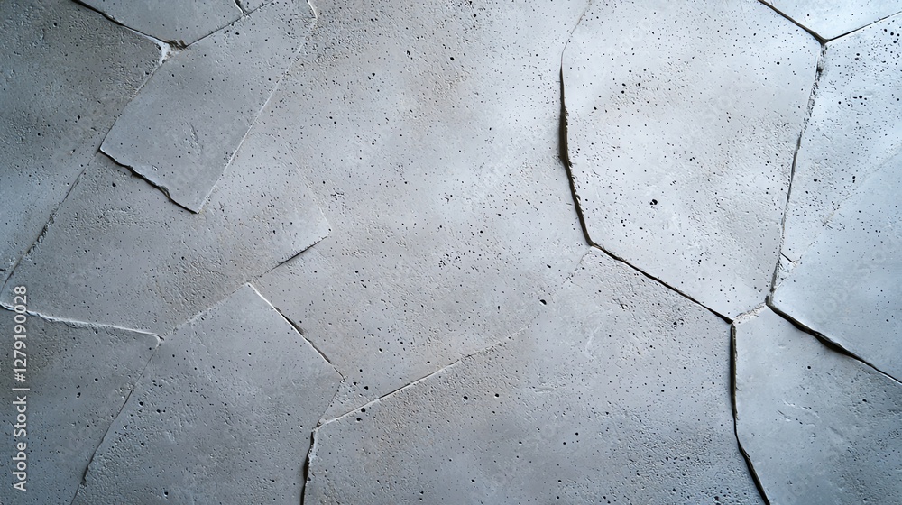 Aufkleber rough concrete wall texture with irregular patterns and surfaces. gray tones create modern and indus