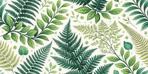 Eco-Friendly Foliage Patterns - AI Photography