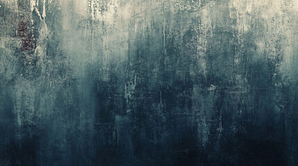 Obraz premium The textured abstract painting displays shades of blue and white