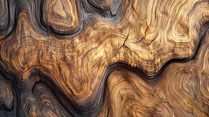 Close up view of detailed tree trunk pattern structure