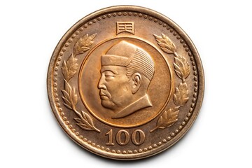 1983 South Korean 100 Won Coin - High-Resolution Aerial Photography