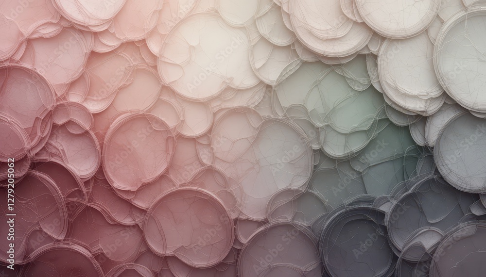 Aufkleber abstract colorful background with circular shapes and textures