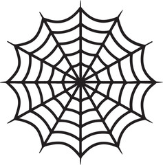 Fototapeta premium Spider Web line art, black outline, vector and illustration, line art&nbsp;and&nbsp;outline