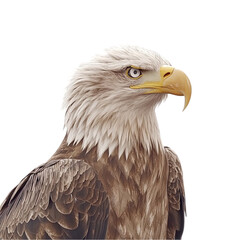 Obraz premium Majestic Bald Eagle Profile Powerful Bird of Prey
