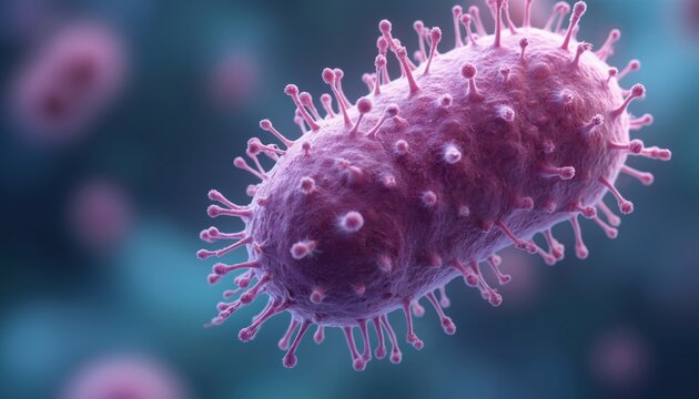 Illustration of gram-negative bacteria, proteobacteria like salmonella, escherichia coli, yersinia pestis, klebsiella. Microorganism render useful for medicine, science, research, biology,