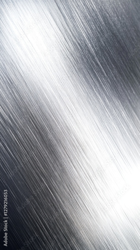 Poster abstract metallic texture with diagonal lines and a gradient sheen
