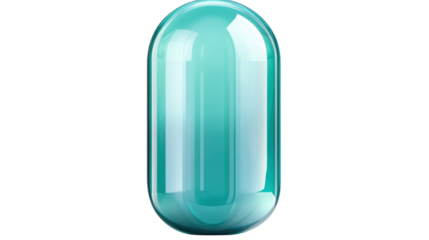 blue pills isolated on white
