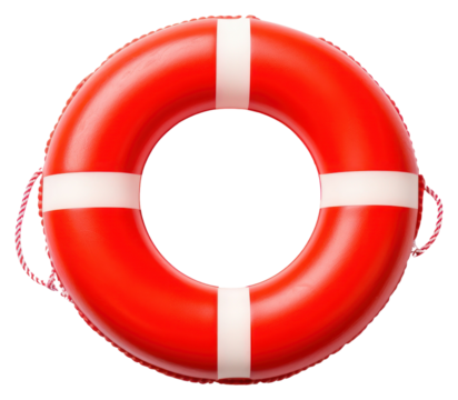 PNG Red Lifebelt lifebuoy red white background.
