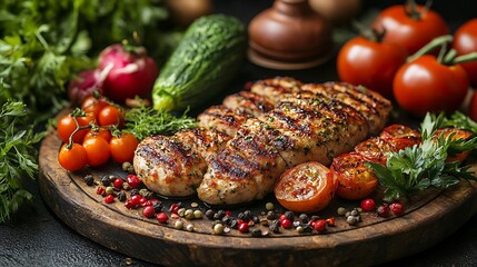 Fresh and healthy homemade meal with vibrant vegetables placed on a cozy table