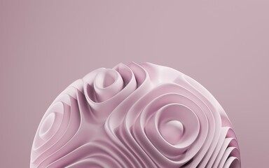 Abstract 3D liquid wallpaper. Trendy background for PC, Laptop. Modern minimal design