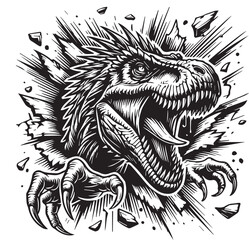 T rex scratch EPS Vector, t rex EPS Vector, Dinosaur EPS Vector, baby cute dinosaur birthday EPS Vector, trex EPS Vector, dinosaur shirt EPS Vector, Tyrannosaurus EPS Vector, Rex Dinosaur EPS Vector,  © Sofiamastery