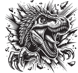 T rex scratch EPS Vector, t rex EPS Vector, Dinosaur EPS Vector, baby cute dinosaur birthday EPS Vector, trex EPS Vector, dinosaur shirt EPS Vector, Tyrannosaurus EPS Vector, Rex Dinosaur EPS Vector,  © Sofiamastery