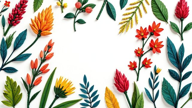 Boho Chic Plant Doodle Journal Covers - AI Art