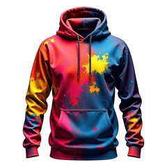 Bold Spray Paint Sportswear Design