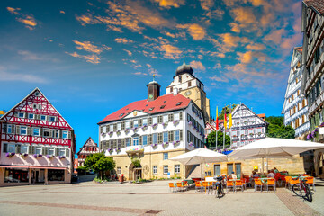 Altstadt, Herrenberg, Deutschland 