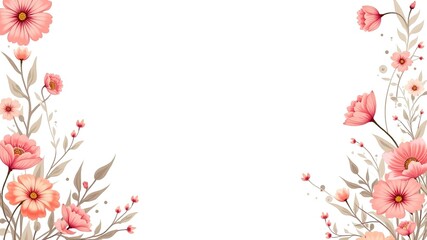Obraz premium Stunning Flower Garden Background Pattern