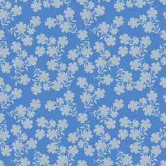 botanical floral vector seamless pattern with roses herbs and leaves big set background with flowers