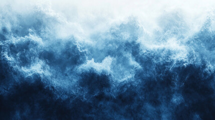 Obraz premium Weather background featuring soft gradients of blue, gray, and white to represent a rainy day