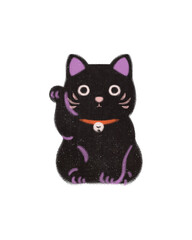 super cute Japan travel theme icons hand-drawn cultural trendy minimalist Japanese aesthetic illustration set new year traditional decoration celebration ornaments gifts black fortune cat     