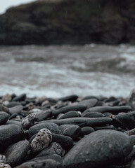 Fototapeta premium Dark coral stones