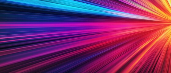 Obraz premium Vibrant rays of light creating a colorful abstract background for artistic designs.