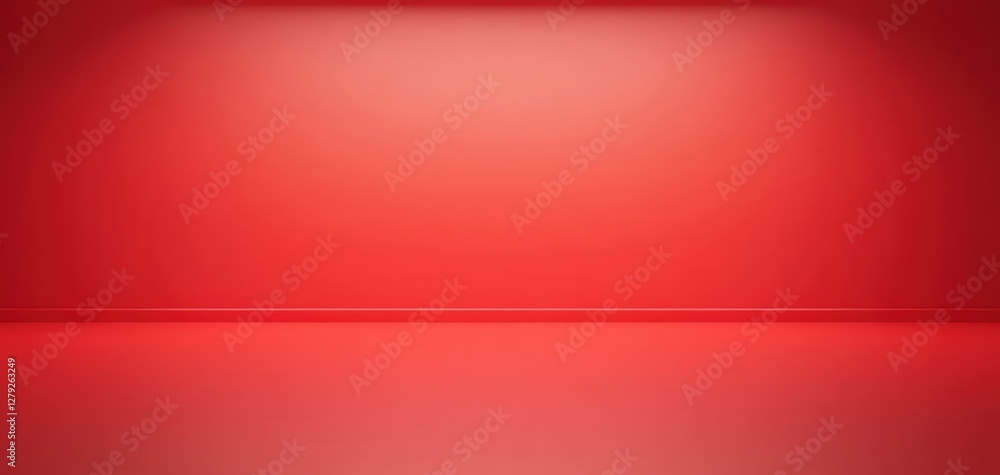 Poster vibrant red background with smooth surface for creative design applications.