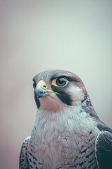 Obraz premium Majestic bird close-up showcasing intricate feather patterns and