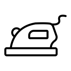 Iron Vector Line Icon Design
