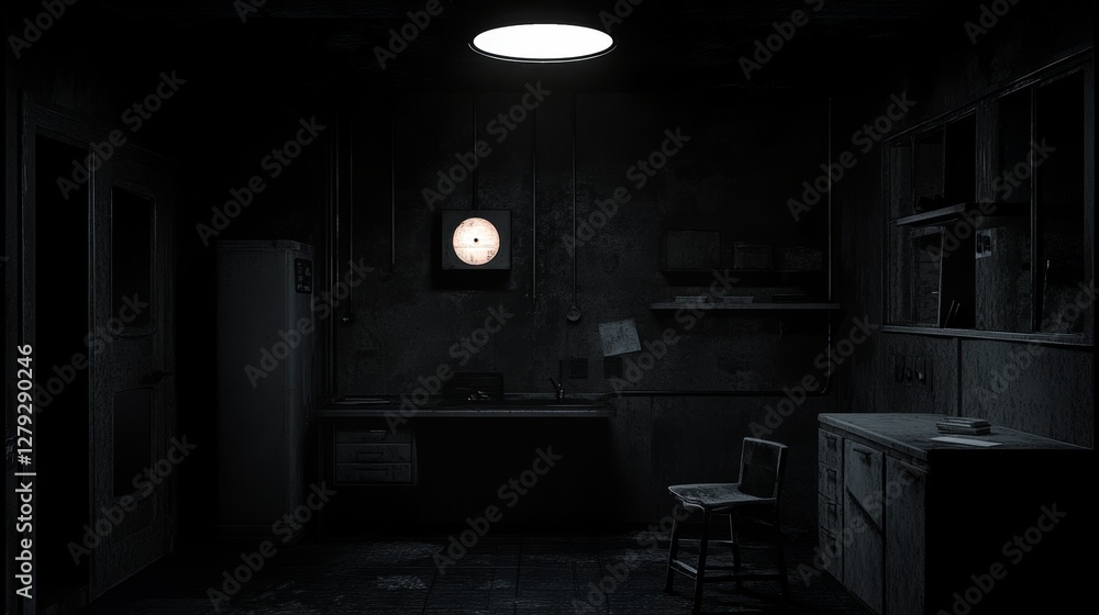 Poster cozy living room with soft light filtering through sheer curtains and a comfortable couch, creating 