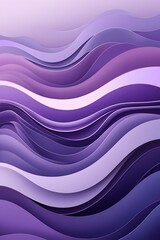 Abstract digital artwork featuring a series of wavy, layered shapes. The layout consists of smooth, flowing curves that overlap each other, creating a sense of depth and movement.